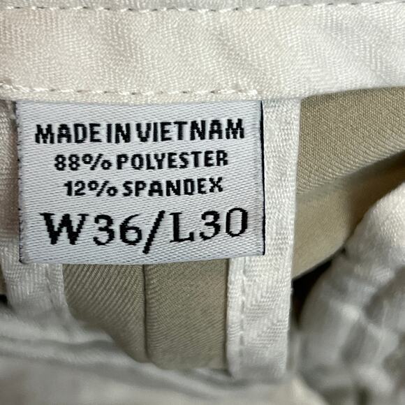 FOOT JOY Men’s Khaki  Golf Slacks   36/30 - Picture 6 of 7